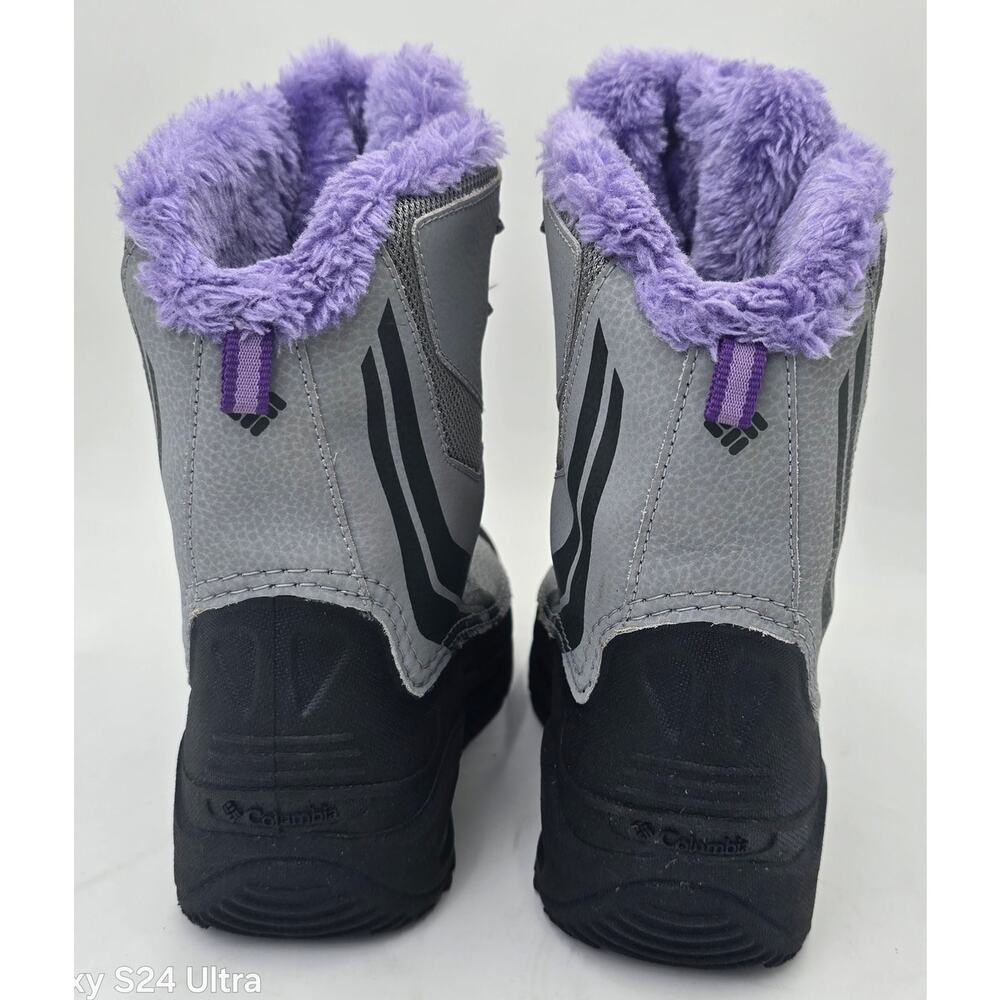 Columbia Winter Boots 400G Insulation Waterproof Bugaboot Plus IV Youth Girls 6 - Picture 4 of 8